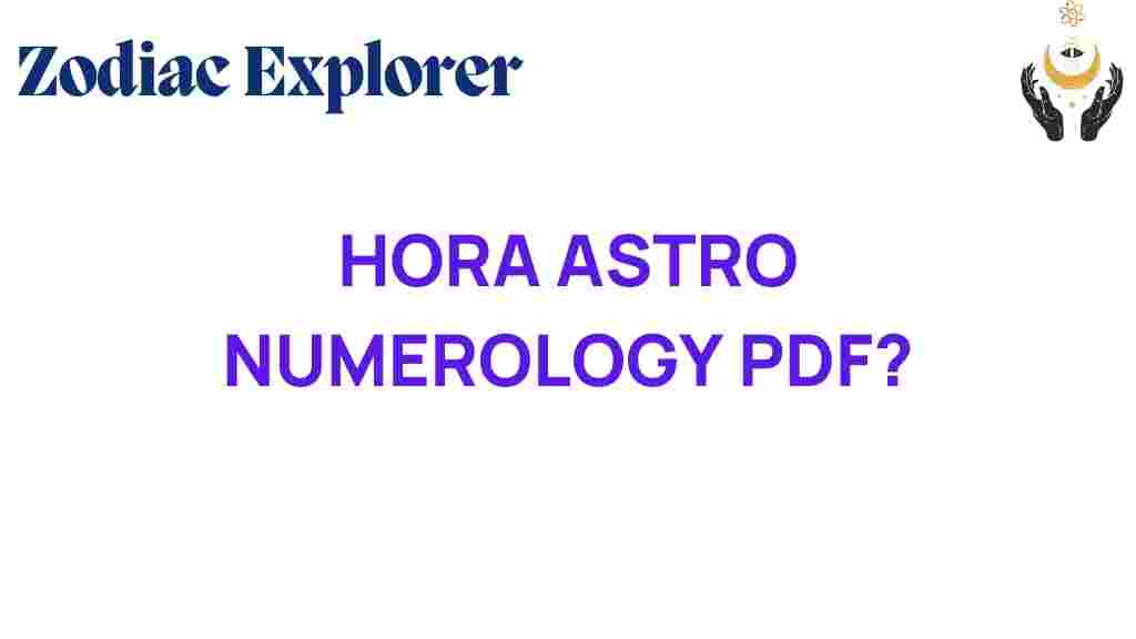 hora-astro-numerology