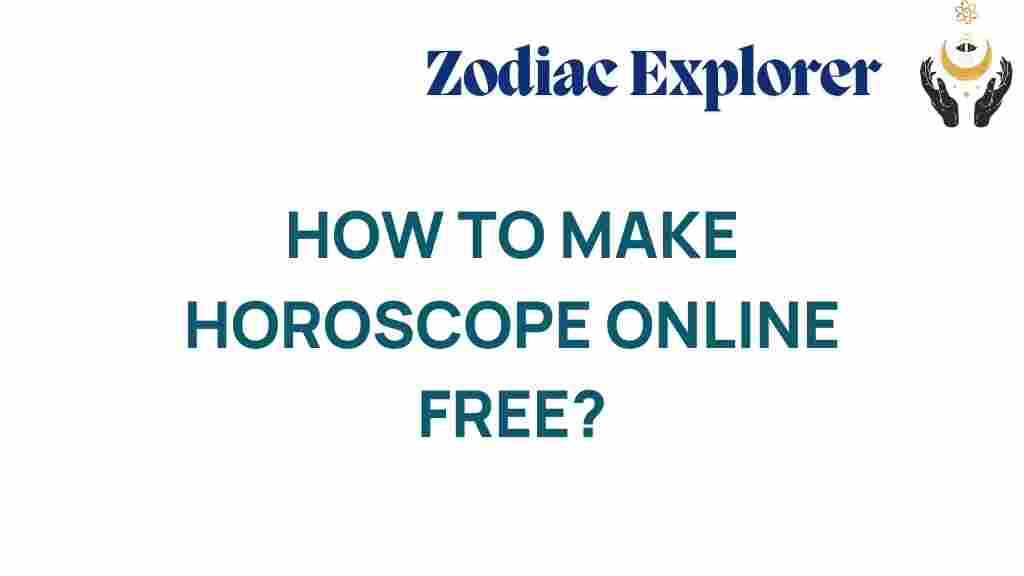 how-to-make-horoscope-online