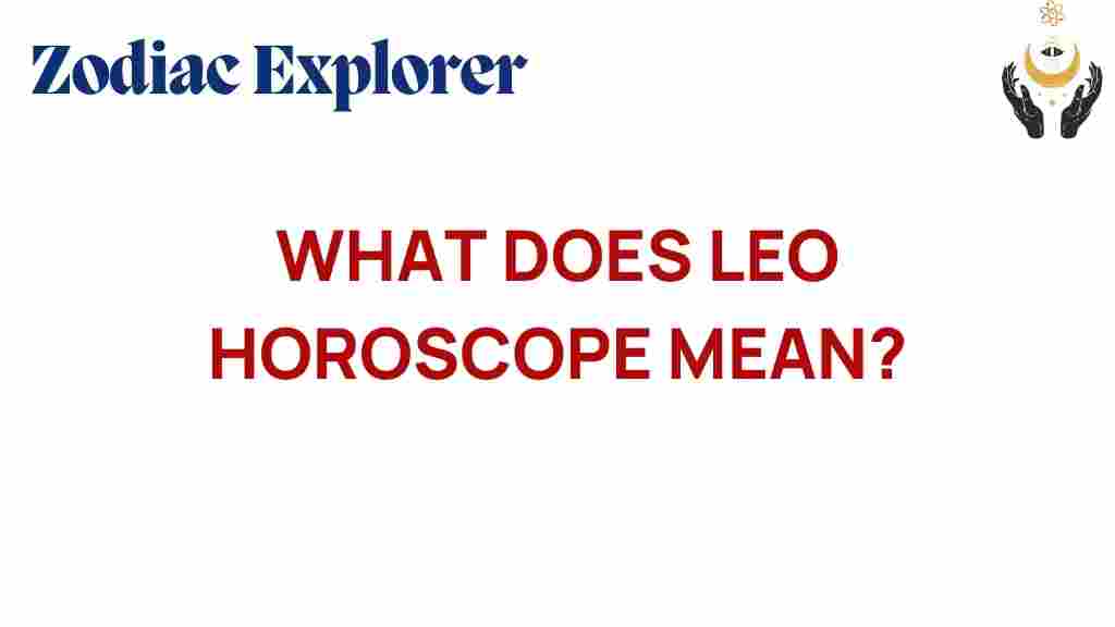 leo-horoscope-meaning