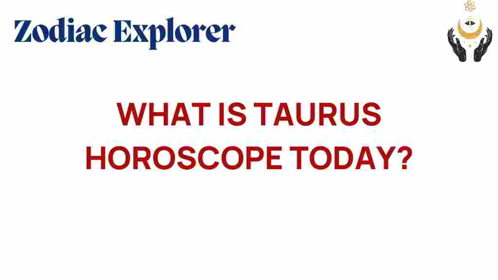 taurus-horoscope-today