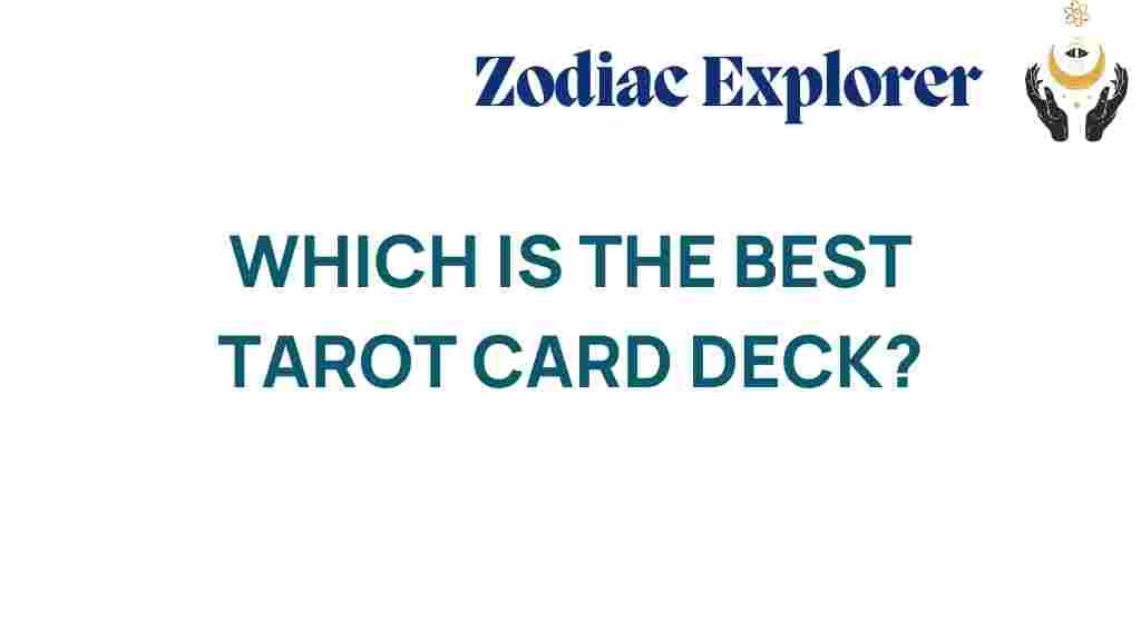 best-tarot-card-deck