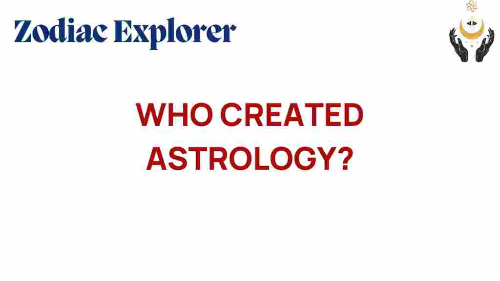 who-created-astrology