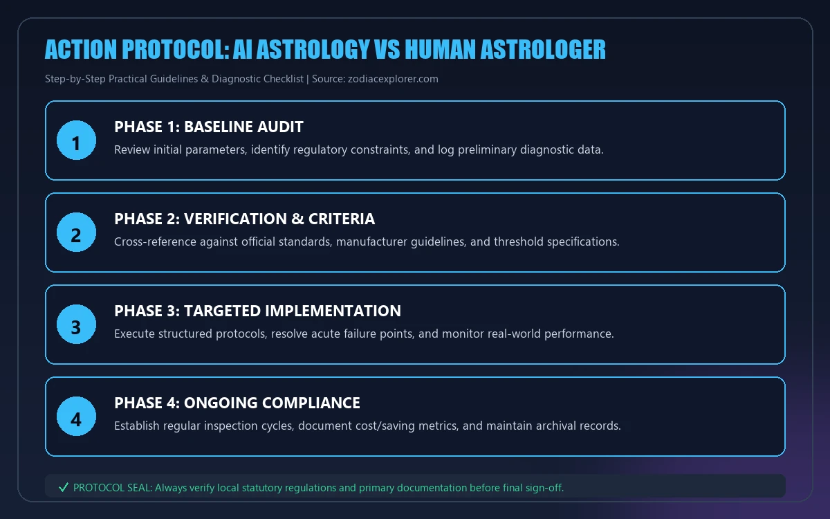 Step-by-step implementation protocol for ai astrology vs human astrologer