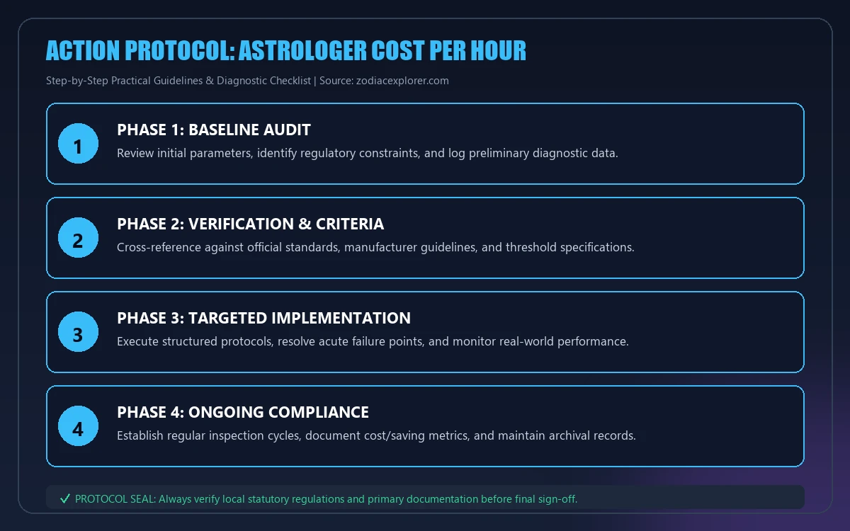 Step-by-step implementation protocol for astrologer cost per hour