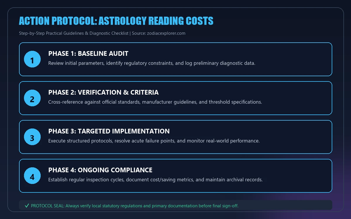 Step-by-step implementation protocol for astrology reading costs