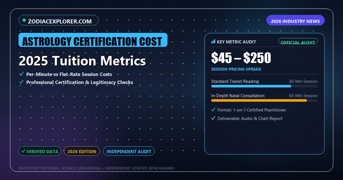2025 Tuition Metrics - Analytical Guide and Verified Benchmarks (astrology certification cost)